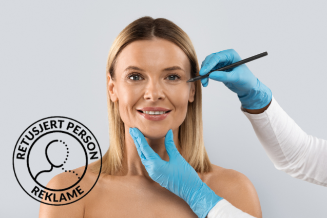 Erfaren kirurg utfører ansiktløft operasjon i en moderne klinikk i Oslo.
