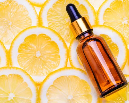 Citrus essential oil, vitamin c anti aging serum, beauty care or aroma therapy.